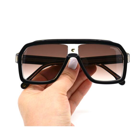 NEW CARRERA 1053/S BLACK BROWN GRADIENT AUTHENTIC SUNGLASSES - Picture 7 of 11